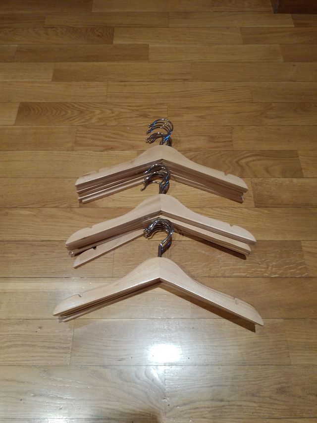 PERCHAS DE MADERA INFANTILES 32 CMS DE ANCHO