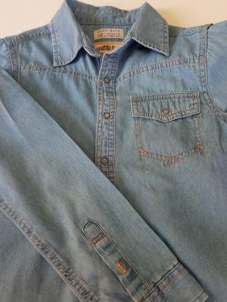 camisa vaquera niño