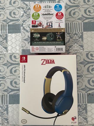 Pack Auriculares+amiibo Link de Zelda TOTK NUEVO