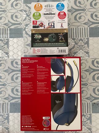 Pack Auriculares+amiibo Link de Zelda TOTK NUEVO