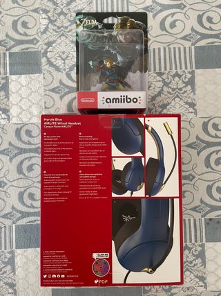 Pack Auriculares+amiibo Link de Zelda TOTK NUEVO