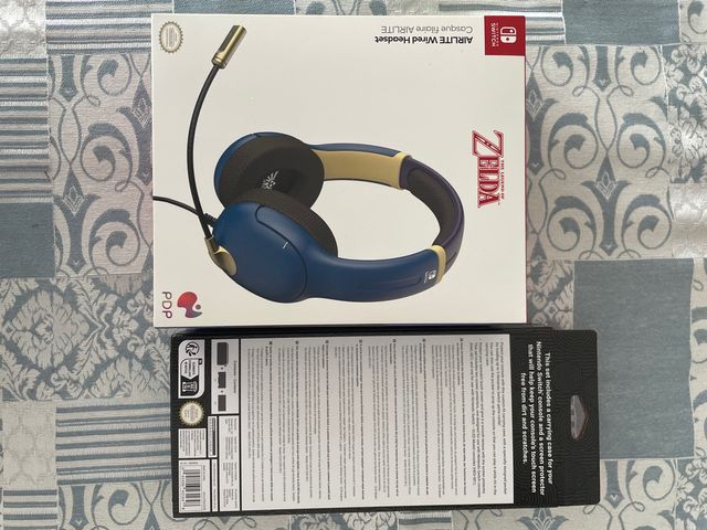 Pack Auriculares+Funda Zelda TOTK NUEVO