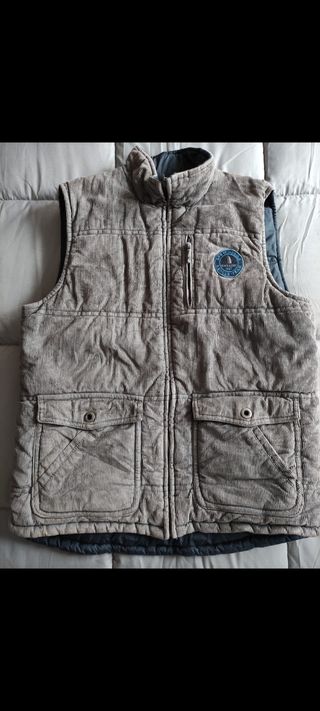 Chaleco invierno hombre reversible