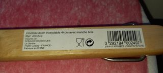 BARBACOA CUCHILLO Y ESPATULA