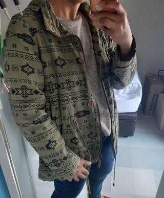 Chaqueta estampado étnico