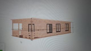 Se venden casas de madera montadas y barnizadas