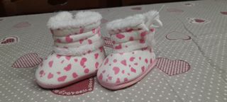 Scarpine a stivaletto da neonata nuove