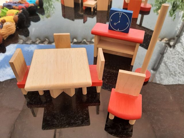 Conjunto comedor casa de muñecas