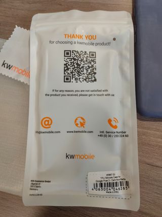 Carcasa silicona Google Pixel 3 y protector