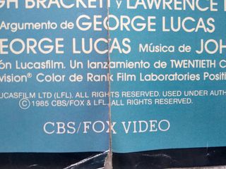 Star Wars. Poster" El Imperio Contraataca" 1985.