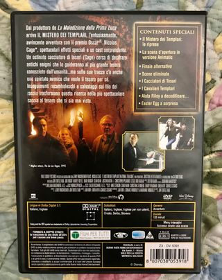 DVD "Il Mistero Dei Templari - National Treasure"
