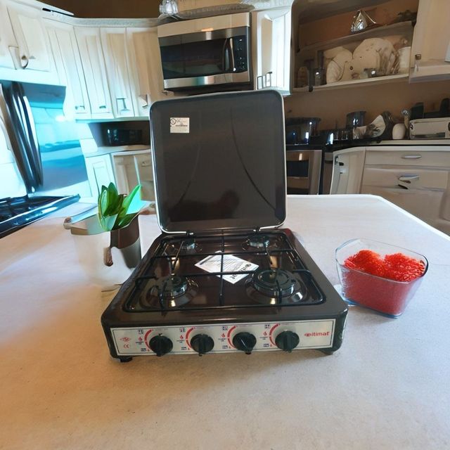 Encimera portátil de 4 fuegos Cocina gas butano