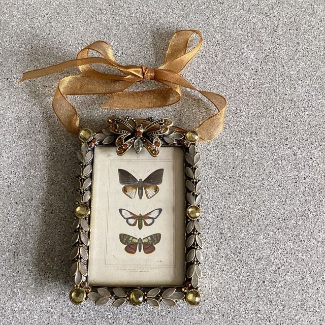  Marco cuadro vintage metalico 9x6 cm