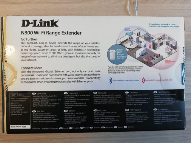 Wifi Extender Dlink N300 potenzia rete Wi-Fi