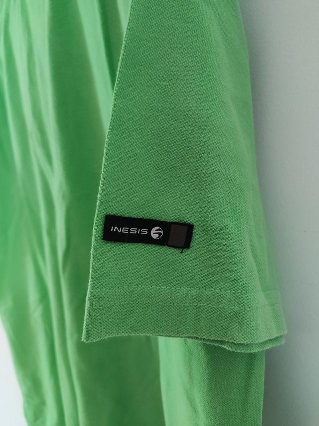 Polo básico verde alface Inesis