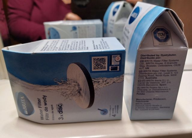3 Filtros de Agua BRITA MicroDisc.Nuevo, sin abrir