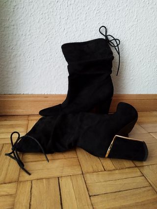 BOTINES ANTE NEGRO