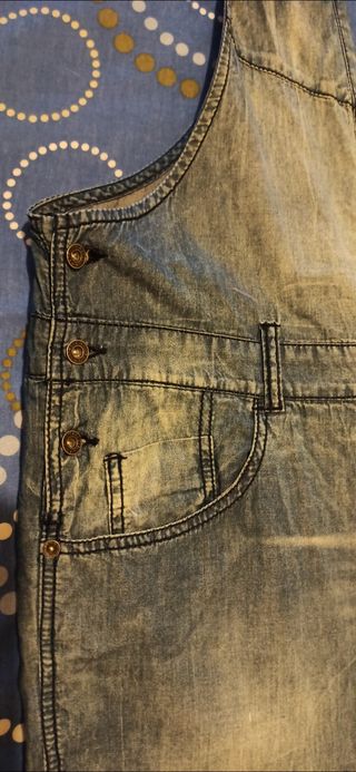 Lote vestido y mono vaquero