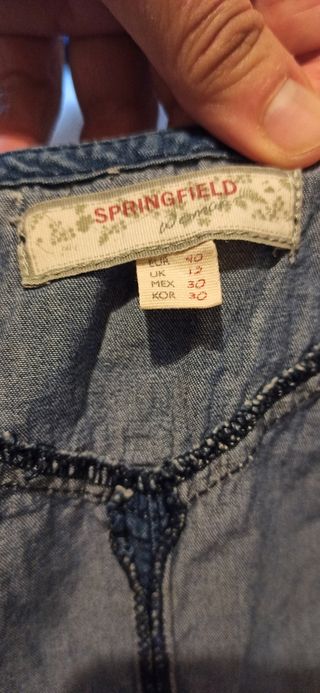 Lote vestido y mono vaquero