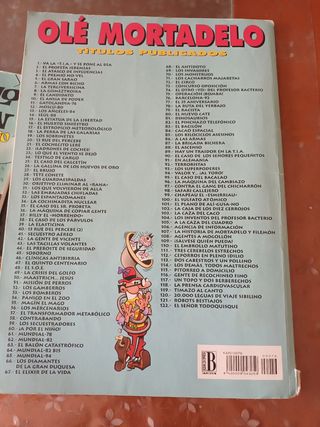 Tebeo Mortadelo y Filemon OLÉ