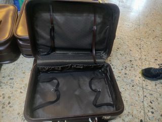 JUEGO DE 3 MALETAS DE CUERO VINTAGE