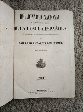 Diccionario Nacional de la Lengua española