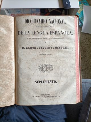 Diccionario Nacional de la Lengua española
