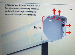 Pantalla para proyeccion
