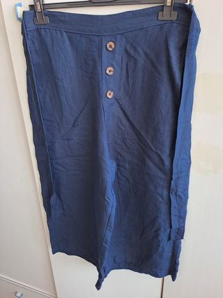 Pantaloni Donna Esmara Trequarti Blu