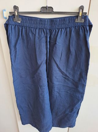 Pantaloni Donna Esmara Trequarti Blu
