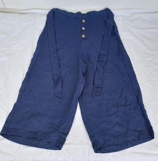 Pantaloni Donna Esmara Trequarti Blu