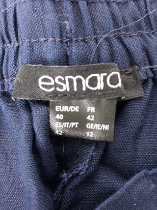 Pantaloni Donna Esmara Trequarti Blu