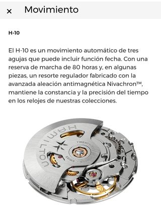 Hamilton khaki Field Titanio Automático.