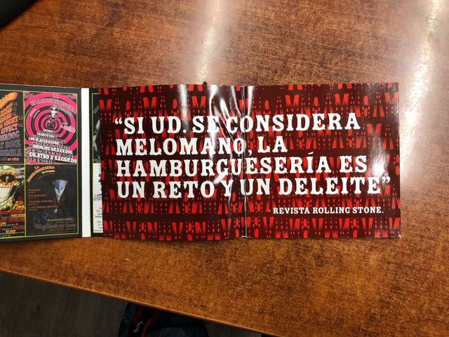 CD La Hamburguesería Rock Bar Bogotá Colombia