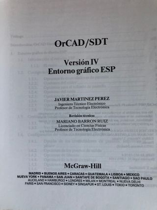 OrCAD/SDT versión IV. Entorno gráfico ESP