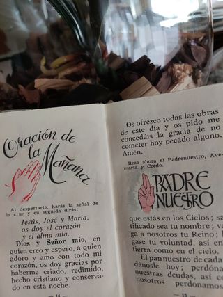 libro de comunión de nácar años 60