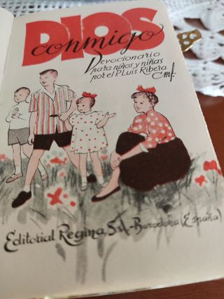libro de comunión de nácar años 60