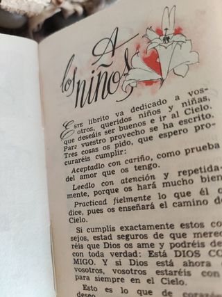 libro de comunión de nácar años 60