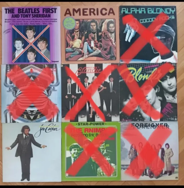 DISCOS VINILO VARIEDAD 7,90 unid