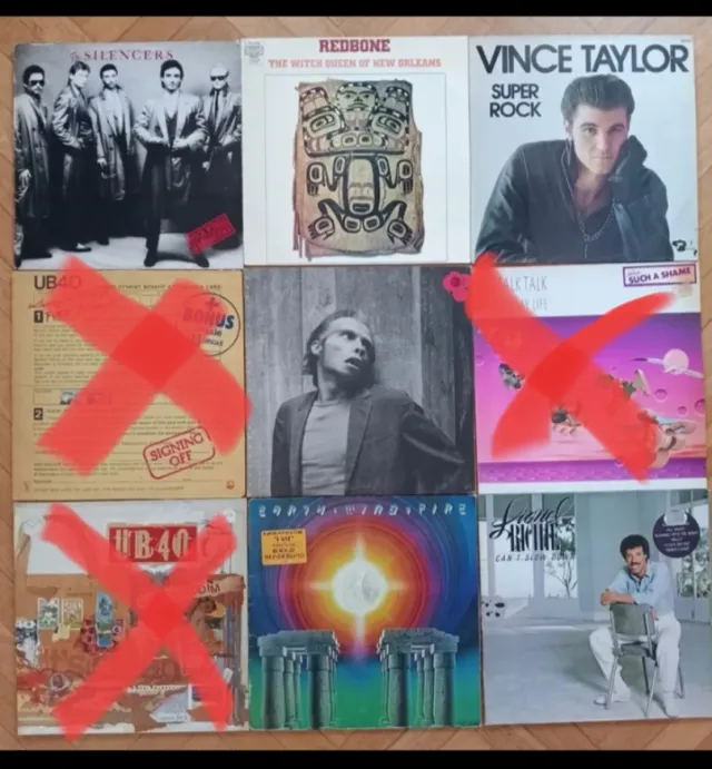 DISCOS VINILO VARIEDAD 7,90 unid