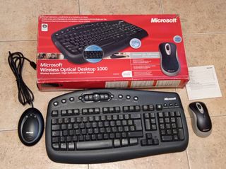 Teclado Microsoft Wireless Optical  Desktop 1000