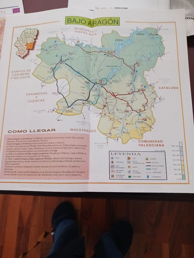 MAPAS SENDERISMO ARAGON, SON 18 libretos