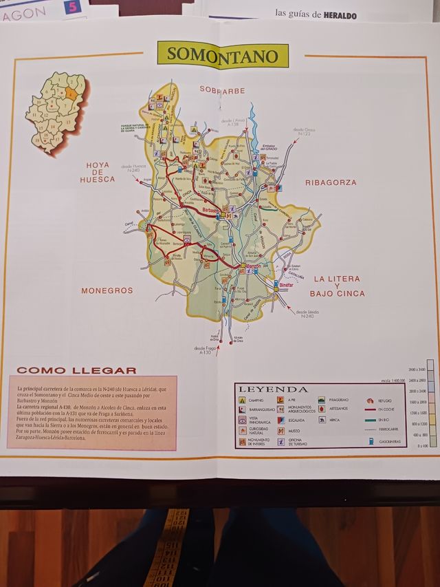 MAPAS SENDERISMO ARAGON, SON 18 libretos