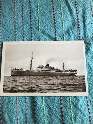 Sobre de 6 postales Compañía Transmediterránea
