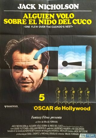 🎬 CARTEL "ALGUIEN VOLÓ SOBRE EL NIDO DEL CUCO"