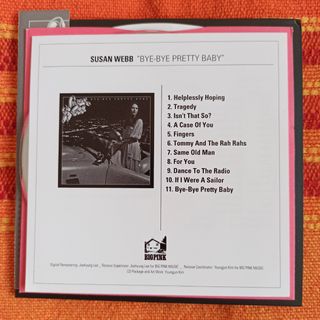 Susan Webb - Bye Bye Pretty Baby CD