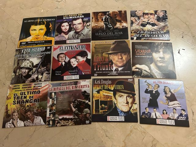 Películas. Dvds a 0,5 € el dvd