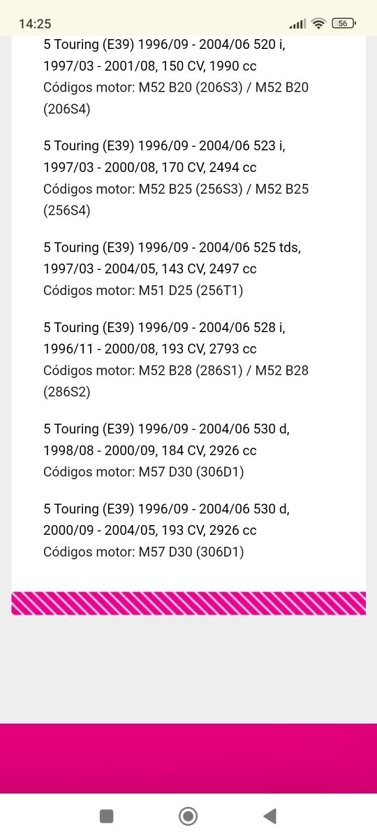 dirección asistida BMW 530 e 39