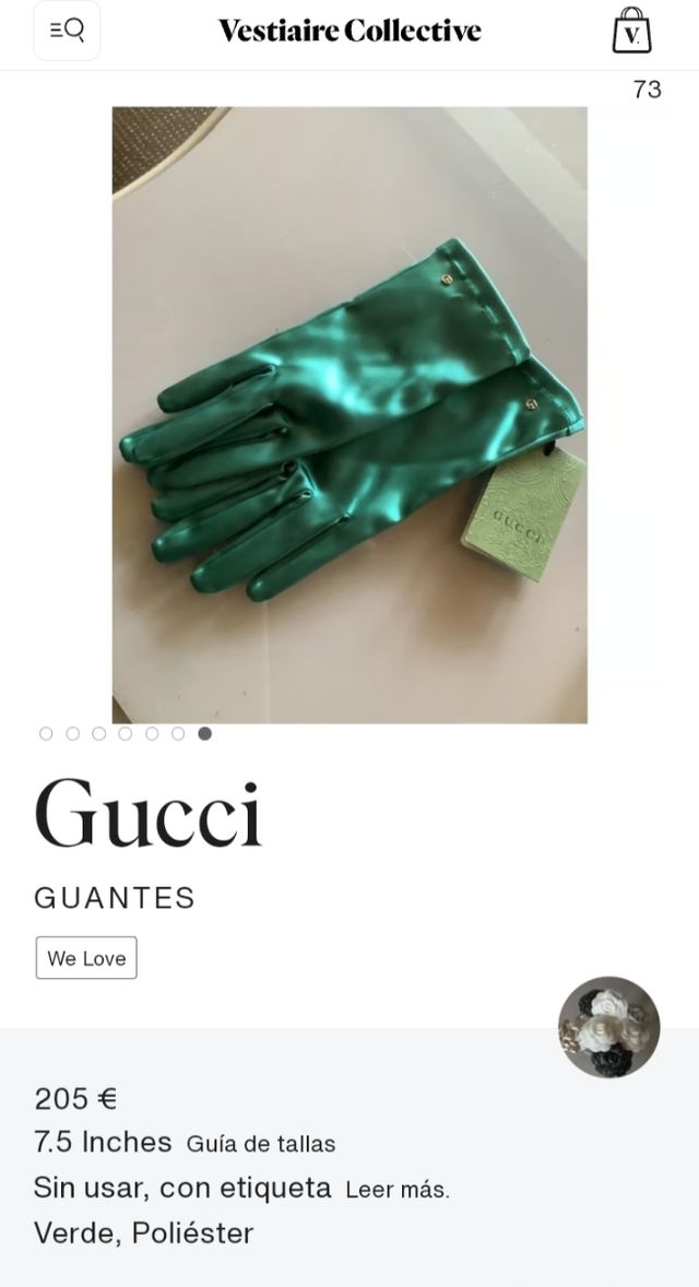 Guantes vintage.