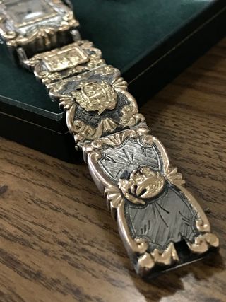 Reloj oro y plata único en el mundo 